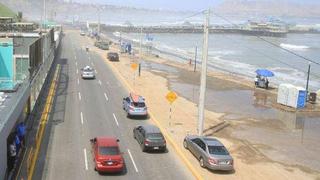 Costa Verde: se restablece el tránsito tras despejar la vía