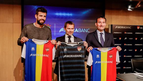 Piqué cuando se presentó como nuevo dueño del club. (Foto: FC Andorra)