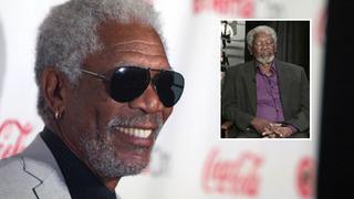 Morgan Freeman jura que no se quedó dormido: “Estaba actualizando mi Facebook”