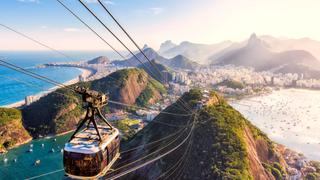 Una tirolesa de 755 metros y a 100 km/h en el Pan de Azúcar, uno de los emblemas de Río de Janeiro