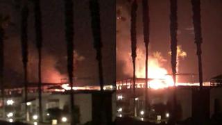 Asia: se registra explosión por fuga de gas en club de playa | VIDEO
