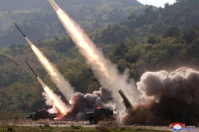 Corea del Norte muestra imágenes de su ensayo de ataque "de largo alcance". Foto: AP