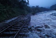 MTC informa sobre situación del servicio ferroviario tras huaico que afectó la vía Machu Picchu - Hidroeléctrica 