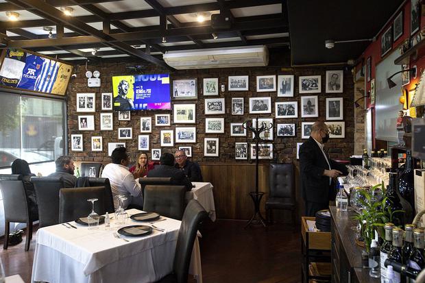 Every decorative detail, every photo and t-shirt found in El Barillon has a meaning and significance to owner Pablo Profumo.  Plus, they are great memories that will be a part of your history.  The wall features photographs of his father and verses dedicated to Pablo by George Drexler. 