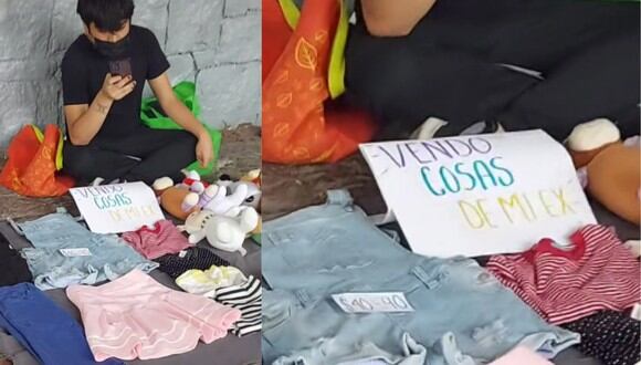 Un joven puso a la venta las cosas que le pertenecieron a su expareja y se hizo viral en TikTok. (Foto: TikTok/banany83).