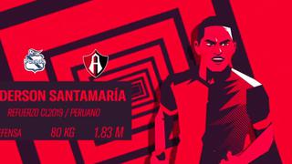 Atlas anunció a Anderson Santamaría como nuevofichaje para el Clausura 2019 de la Liga MX