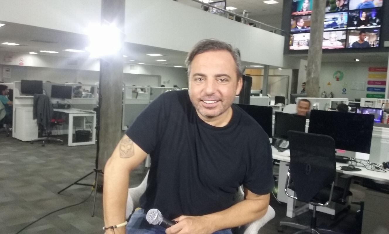 Marcos Llunas en vivo desde nuestra redacción. (Foto: El Comercio)