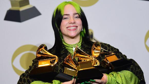 Billie Eilish ha ganado siete Grammys a lo largo de su carrera. (Foto: Frederic J. Brown/AFP)