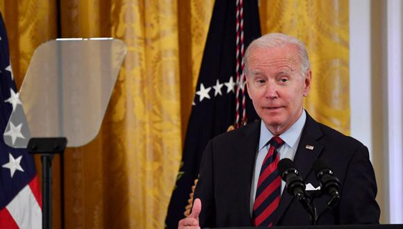 Joe Biden anuncia el envío a Ucrania de más artillería, municiones y misiles por más de 1.000 millones de dólares. (NICHOLAS KAMM / AFP).