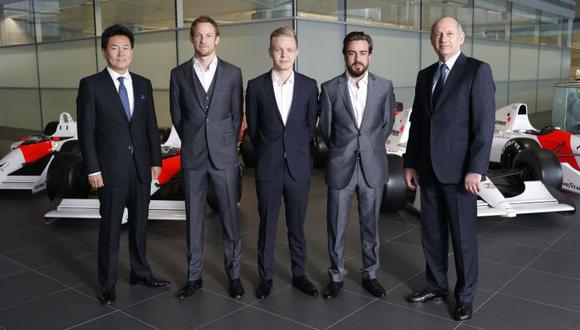 Fórmula 1: Alonso y Button confirmados en McLaren