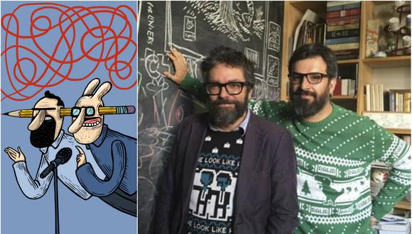 Los humoristas gráficos Alberto Montt y Liniers regresan a Lima el 7 de noviembre con “Los Ilustres”, espectáculo de stand-up cargado de tinta y carcajadas (Foto: El Comercio / Difusión)