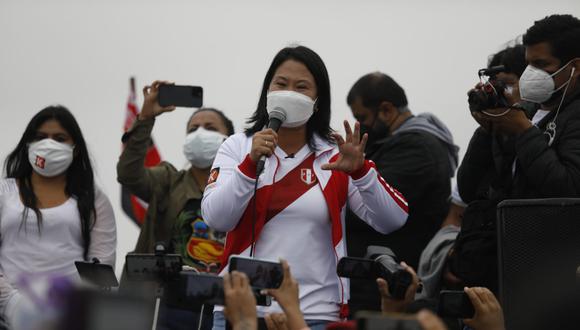 Keiko Fujimori ha realizado diversas actividades de campaña en Trujillo. (Foto referencial: César Bueno @photo.gec)