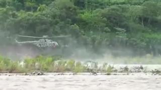 Junín: miembros del Ejército salvan a joven de morir ahogado en el río Chanchamayo | VIDEO  
