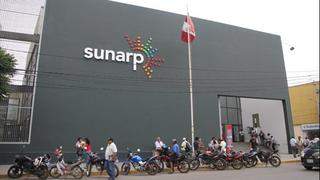 Sunarp anuncia acciones por trabajadores implicados en tráfico de terrenos