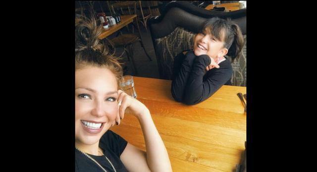 Sabrina Sakaë es la hija mayor de Thalía con el empresario Tommy Mottola. La menor tiene ya 10 años de edad. (Foto: Instagram)