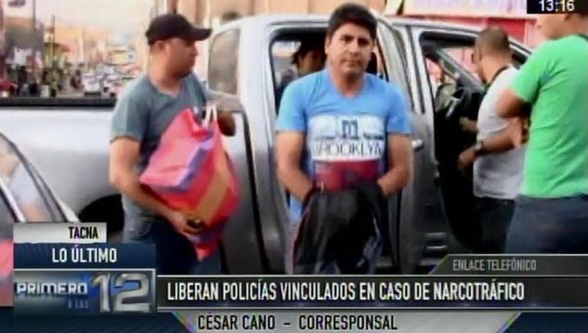 Tacna: fueron liberados policías acusados de tráfico de drogas