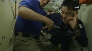 Nave espacial Soyuz llega a la EEI con tres astronautas [VIDEO]