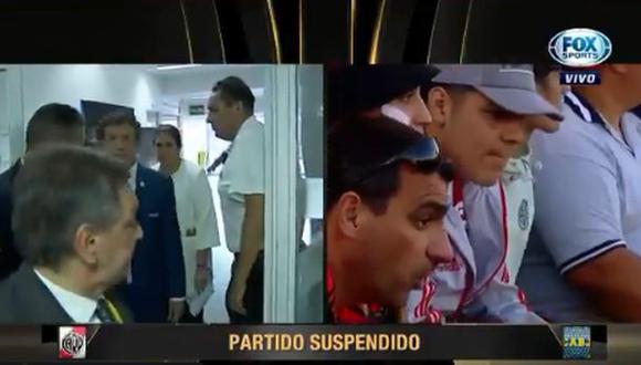 Boca vs. River: ¡Se suspendió la final de la Copa Libertadores! (Foto: Captura de video)
