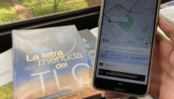 Según Uber, no se descarta la vía legal de arbitraje por incumplimiento con el TLC. Foto: El Tiempo de Colombia/ GDA