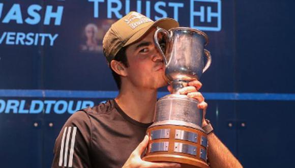 Diego Elías se coronó campeón del US Open Squash 2022. (Foto: PSA World Tour)