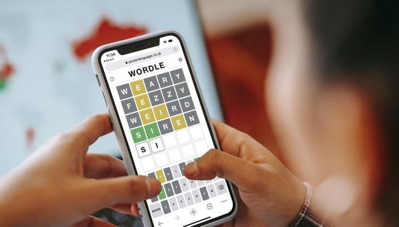 El popular juego de palabras, Wordle, cuenta con millones de jugadores en Latinoamérica y está siendo el furor de los grupos de WhatsApp (Foto: Wordle).