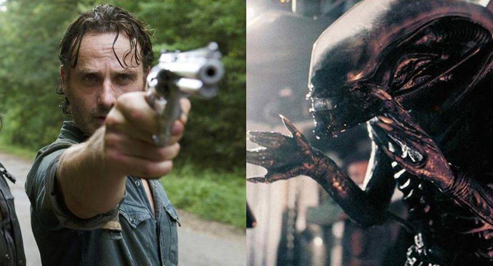 ¿'The Walking Dead' vs 'Alien'? (Foto: AMC / 20th Century Fox)