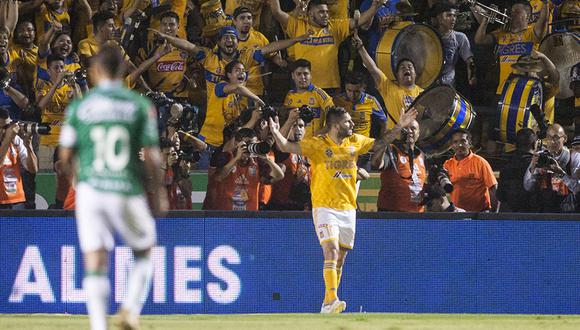 Tigres vuelve a ser campeón de la Liga MX con gol de Gignac. | AFP
