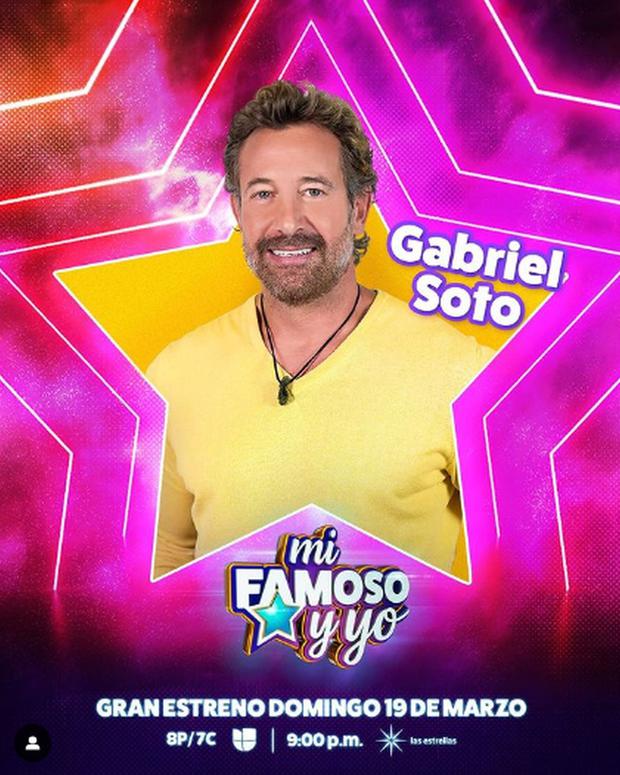 Gabriel Soto es jurado en "Mi famoso y yo" (Foto: TelevisaUnivision)