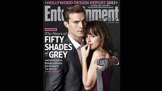 Jamie Dornan y Dakota Johnson posaron para la imagen oficial de "50 sombras de Grey"