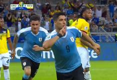 Uruguay vs. Ecuador: Luis Suárez marcó golazo para el 3-0 charrúa por Copa América 2019 | VIDEO