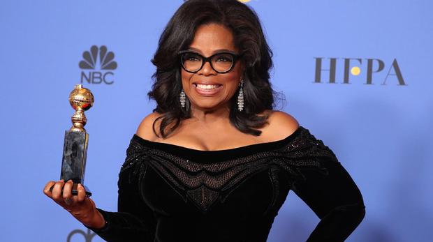 Oprah Winfrey en los Globos de Oro. (Foto: Reuters)