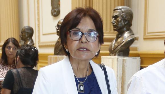 Mercedes Cabanillas admite que su partido está muy afectado tras las revelación de Luis Nava sobre Alan García y la denuncia contra Luciana León. (Foto archivo El Comercio)