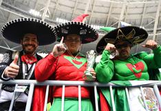 México vs. Brasil: la belleza, color y euforia de los hinchas en el Samara Arena
