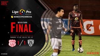 Independiente del Valle igualó 1-1 frente a Técnico Universitario por la Serie A de Ecuador