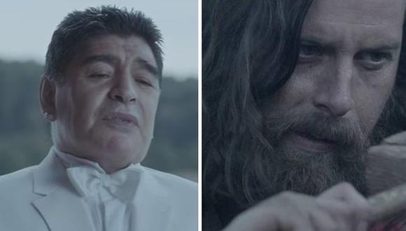 Maradona personifica a Dios en la "cancha de Noé" [VIDEO]