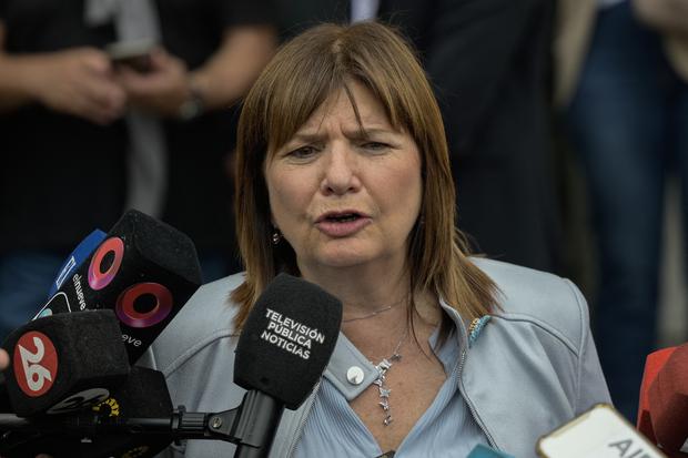 Patricia Bullrich finished third.  (Photo: AFP)