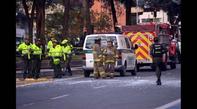 Atentados en Bogotá dejó 8 heridos y daños materiales [FOTOS] - 6