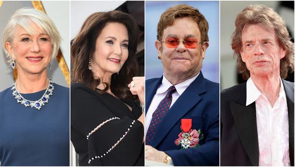 Helen Mirren, Lynda Carter, Elton John y Mick Jagger son algunas de las celebridades que manifestaron su pesar por la muerte de Isabel II.
