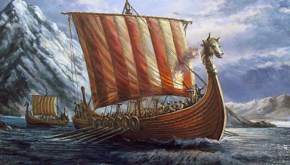 Ilustración de un barco vikingo. (Imagen: Pixabay)