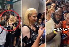 Miembro de seguridad es captado confundiendo a una drag queen con Lady Gaga