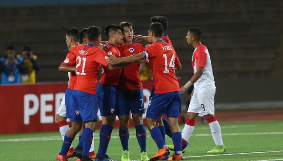 Perú cayó por 3-2 frente a Chile por la segunda jornada del hexagonal final del Sudamericano Sub 17. | Foto: Violeta Ayasta/GEC