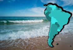 ¿Qué país de Sudamérica está cerca de los océanos Atlántico, Pacífico y Antártico?