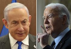 Joe Biden considera que Benjamin Netanyahu comete “un error” en Gaza