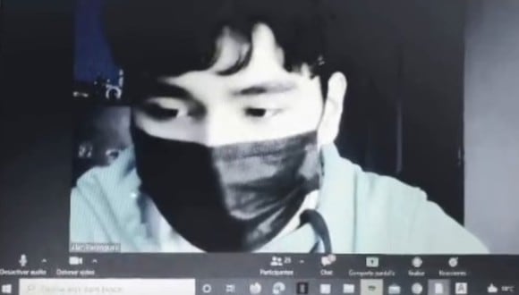 El video viral del profesor que expulsó a alumnos de clase virtual por tener mala conexión de internet. (Foto: @_alanparangueo_ / TikTok)