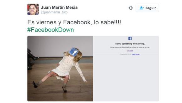 #Facebookdown, el grito de 'desesperación' tendencia en Twitter