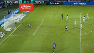 Cruz Azul vs. Mazatlán  EN VIVO: Camilo Sanvezzo anotó el 1-0 a favor del cuadro de Sinaloa al minuto de juego - VIDEO