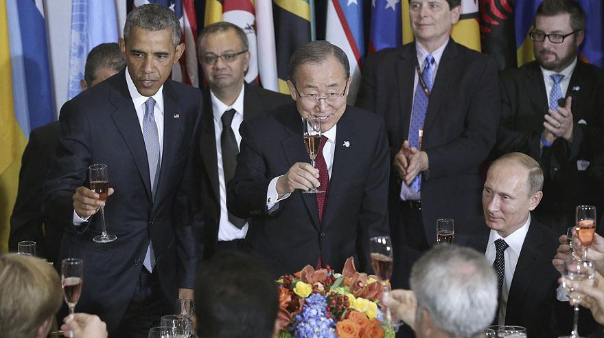 El brindis entre Obama y Putin en la Asamblea General de la ONU - 2