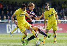 Barcelona se dejó empatar por Villarreal, pero sigue en la punta de la Liga BBVA