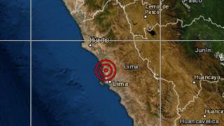 Sismo de magnitud 4,5 se reportó en Ancón, señaló el IGP 