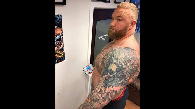 Hafþór Júlíus Björnsson, conocido por su papel de Ser Gregor Clegane 'La Montaña' en la serie "Game of Thrones".